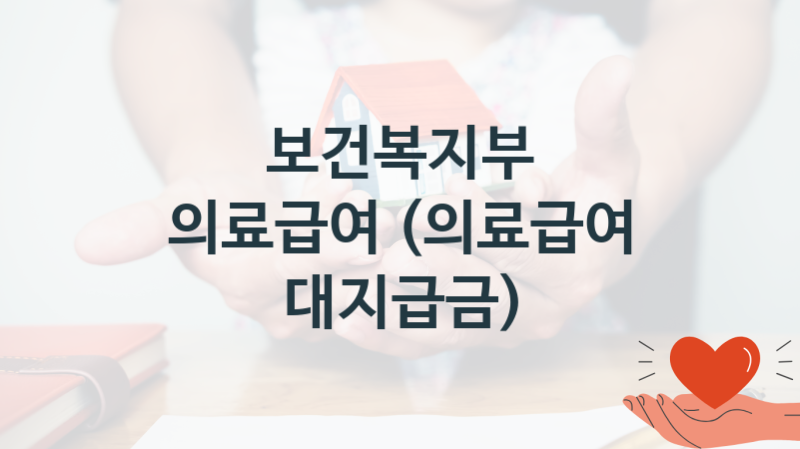 보건복지부
의료급여 (의료급여 대지급금)