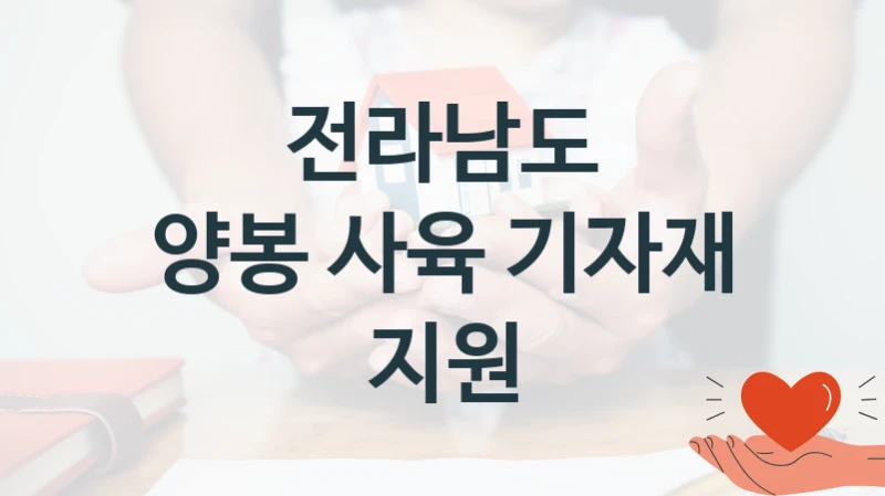 전라남도
양봉 사육 기자재 지원