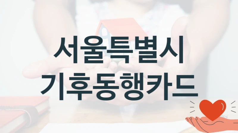 서울특별시
기후동행카드