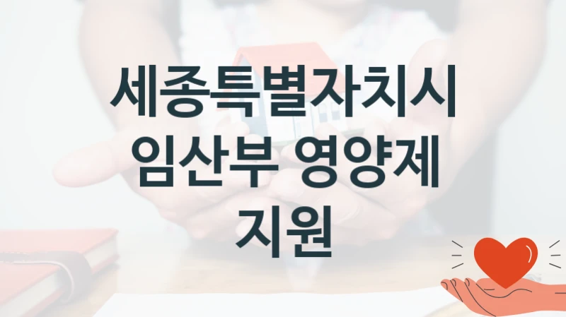 세종특별자치시
임산부 영양제 지원